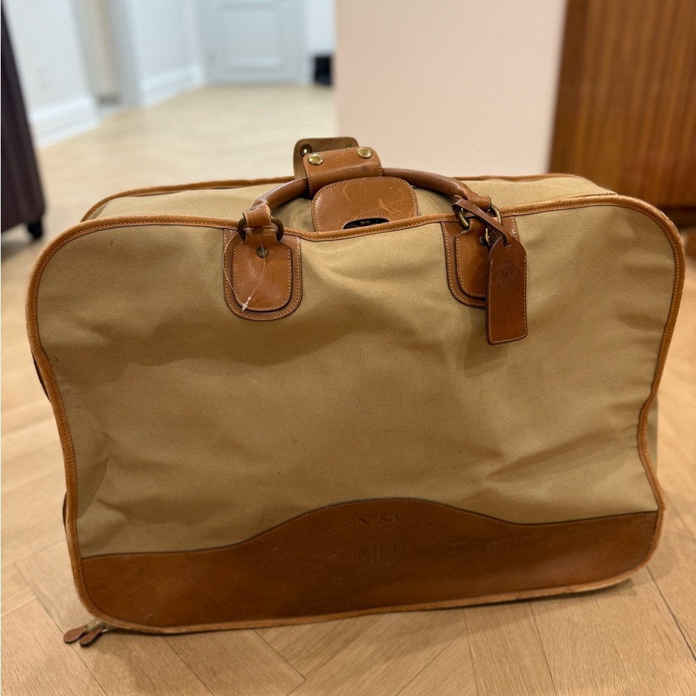 Ghurka Brown Leather Travel Luggage No 53 - Picture 9 of 10